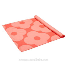 Motif d&#39;impression écologique fleur yoga tapis serviette YT-003